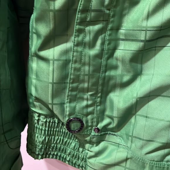 Spyder Women’s Winter Ski Jacket Size Large Kelly Green w/black Trim Gorgeous - Picture 5 of 7